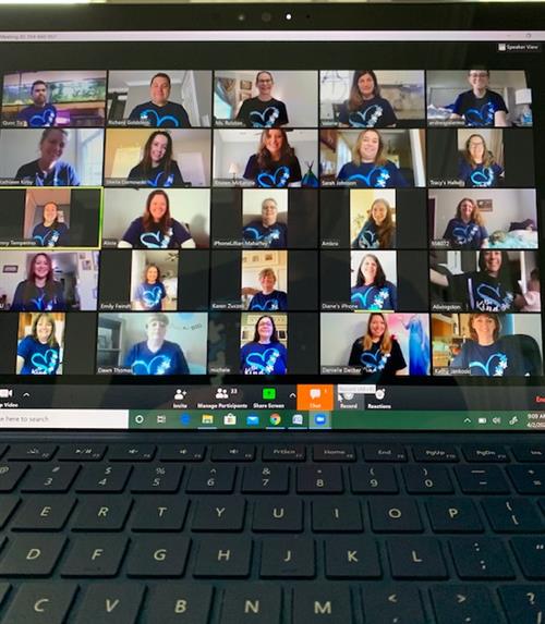 LMS LIGHTS IT UP BLUE FOR AUTISM 